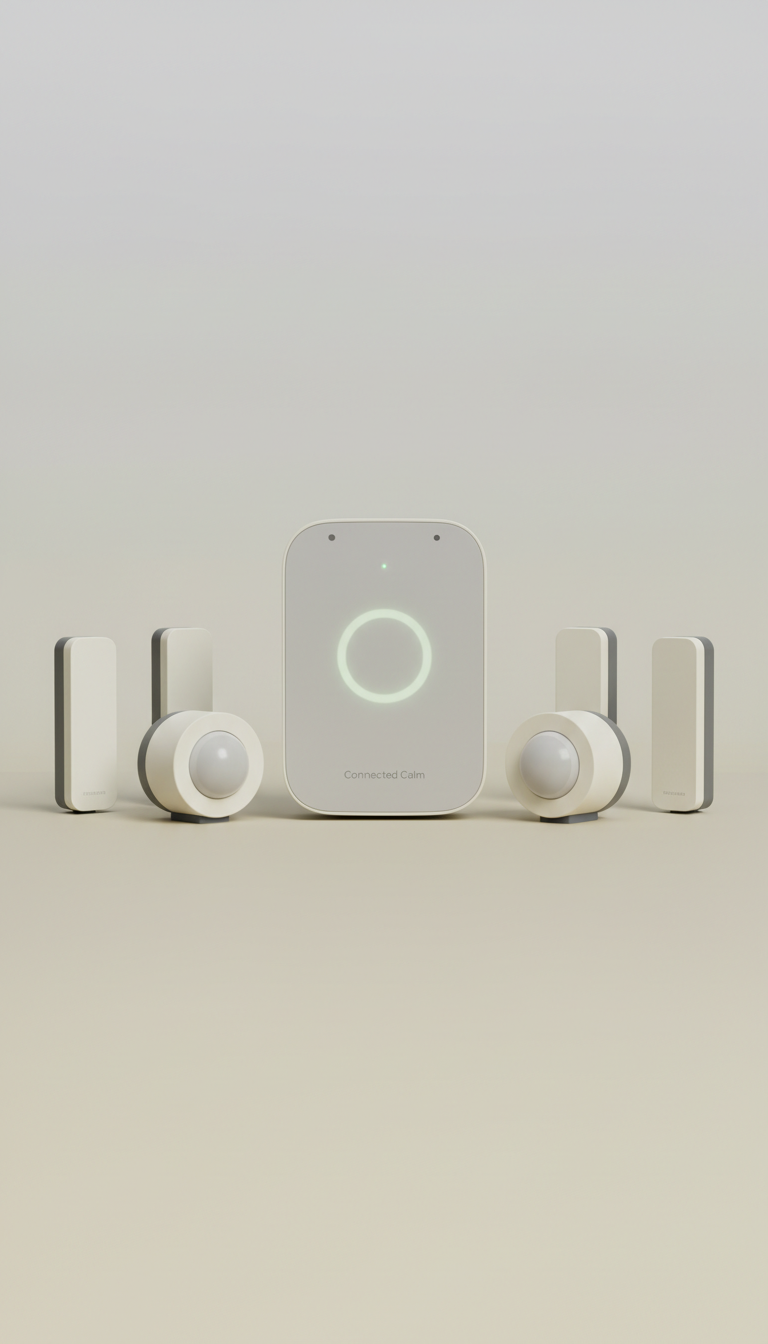 Home Security Sensor Kit with Discreet Housings